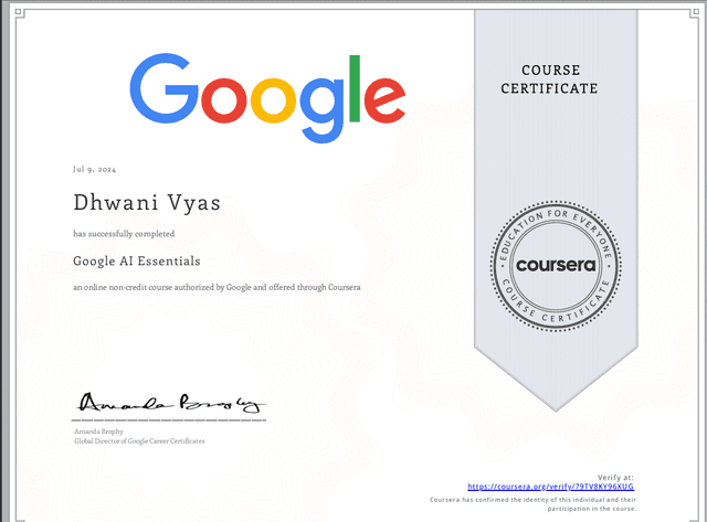 Google AI Essentials