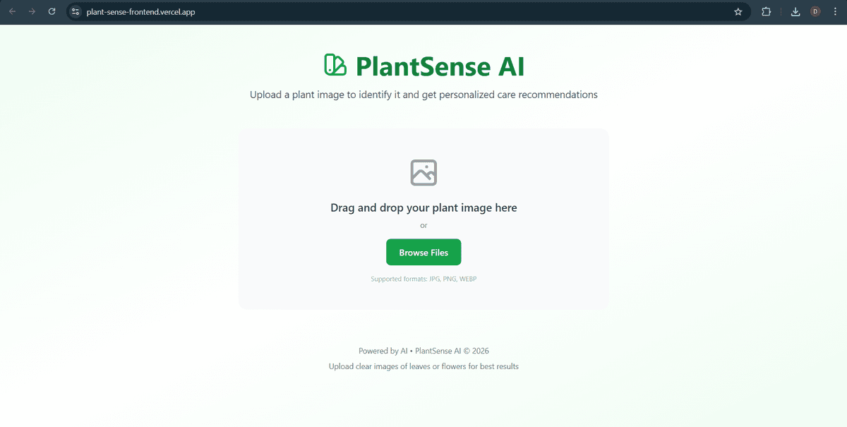 PlantSense AI